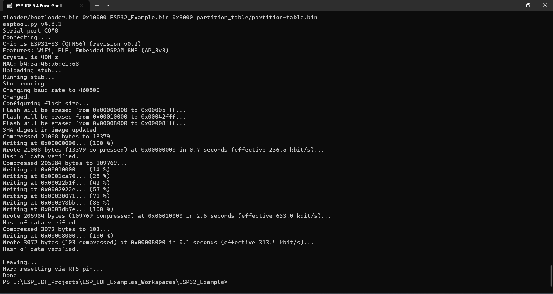 【SoC】【ESP32】ESP-IDF+VSCode的初步使用