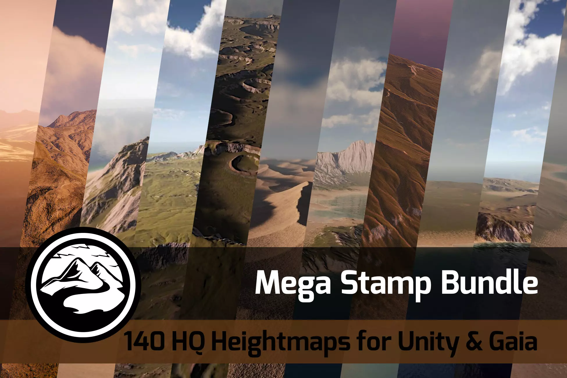 Mega Stamp Bundle 地形合集捆绑包峡谷沙丘山脉