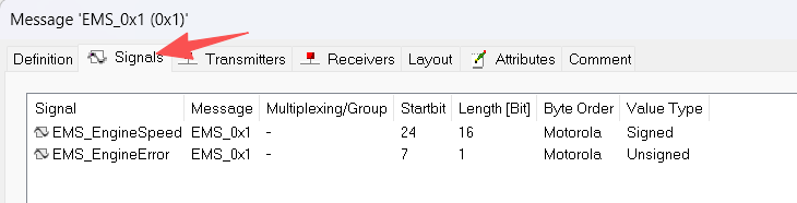 关联信号到报文