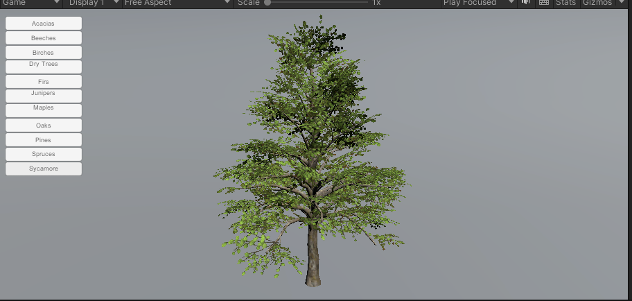 Unity Animated Trees Package 动画树 urp hdrp 都带 额外附送一个鼠标控制-CSDN博客