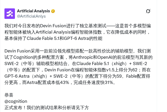 Devin Fusion 发布,多模型协作降低编码智能体成本