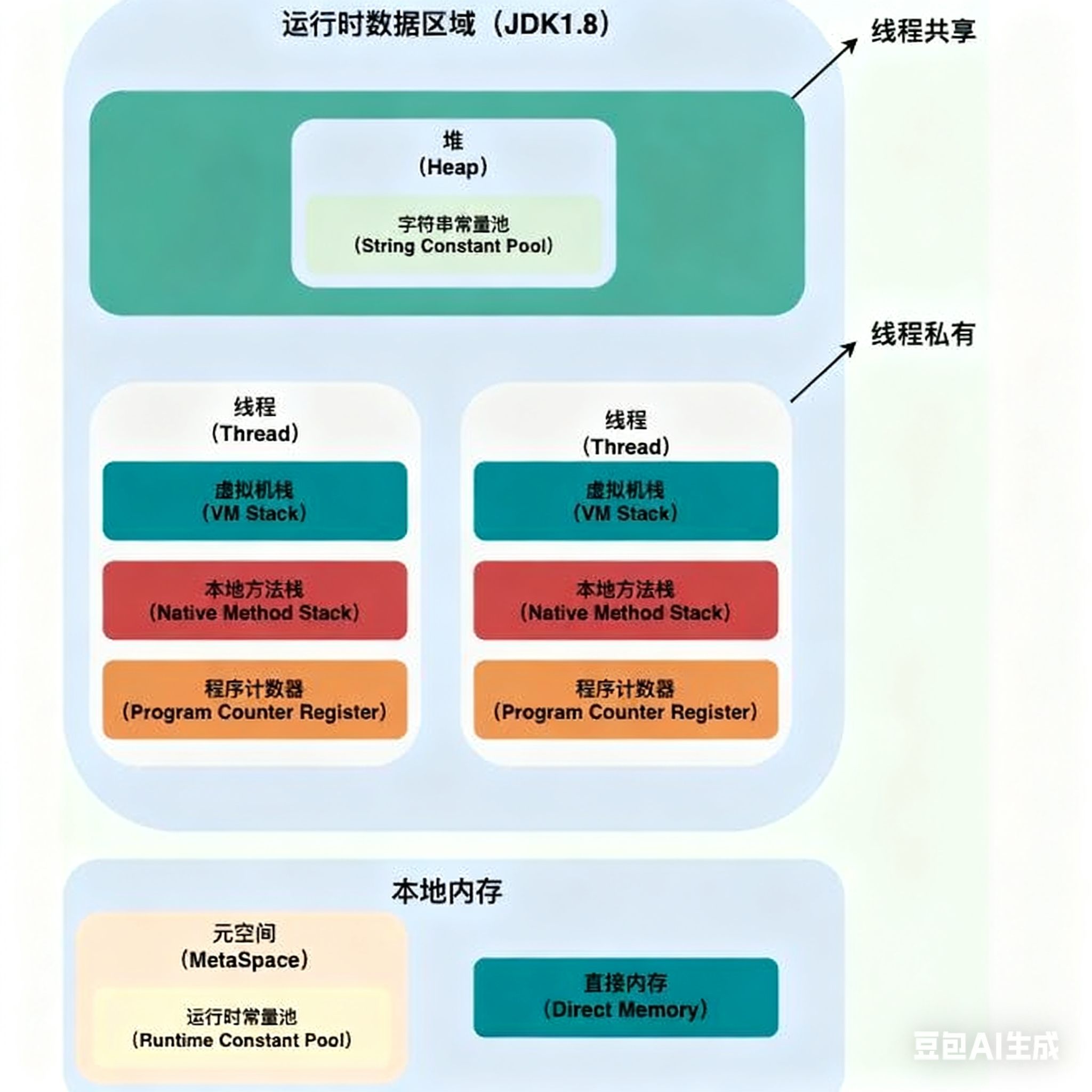 运行时数据区域
