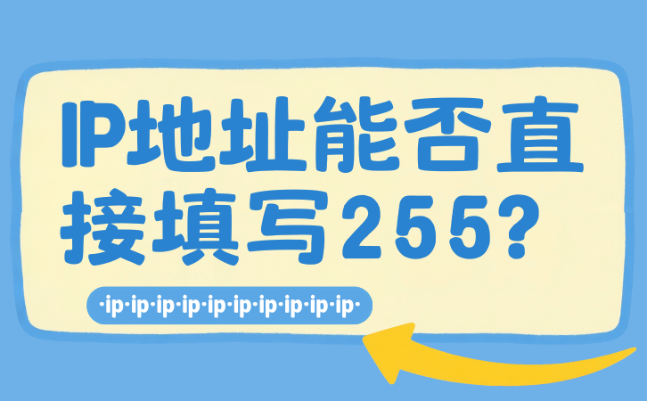 IP地址能否直接填写255？