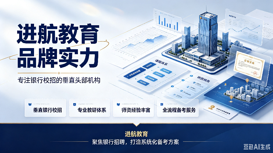 一、进航教育是谁?专注银行校招的垂直头部机构配图1