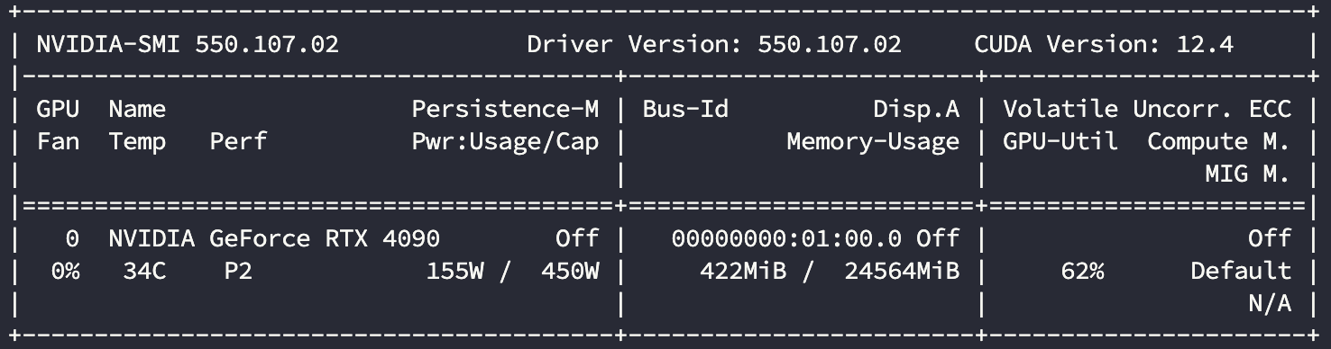 4090-16C-显卡使用情况