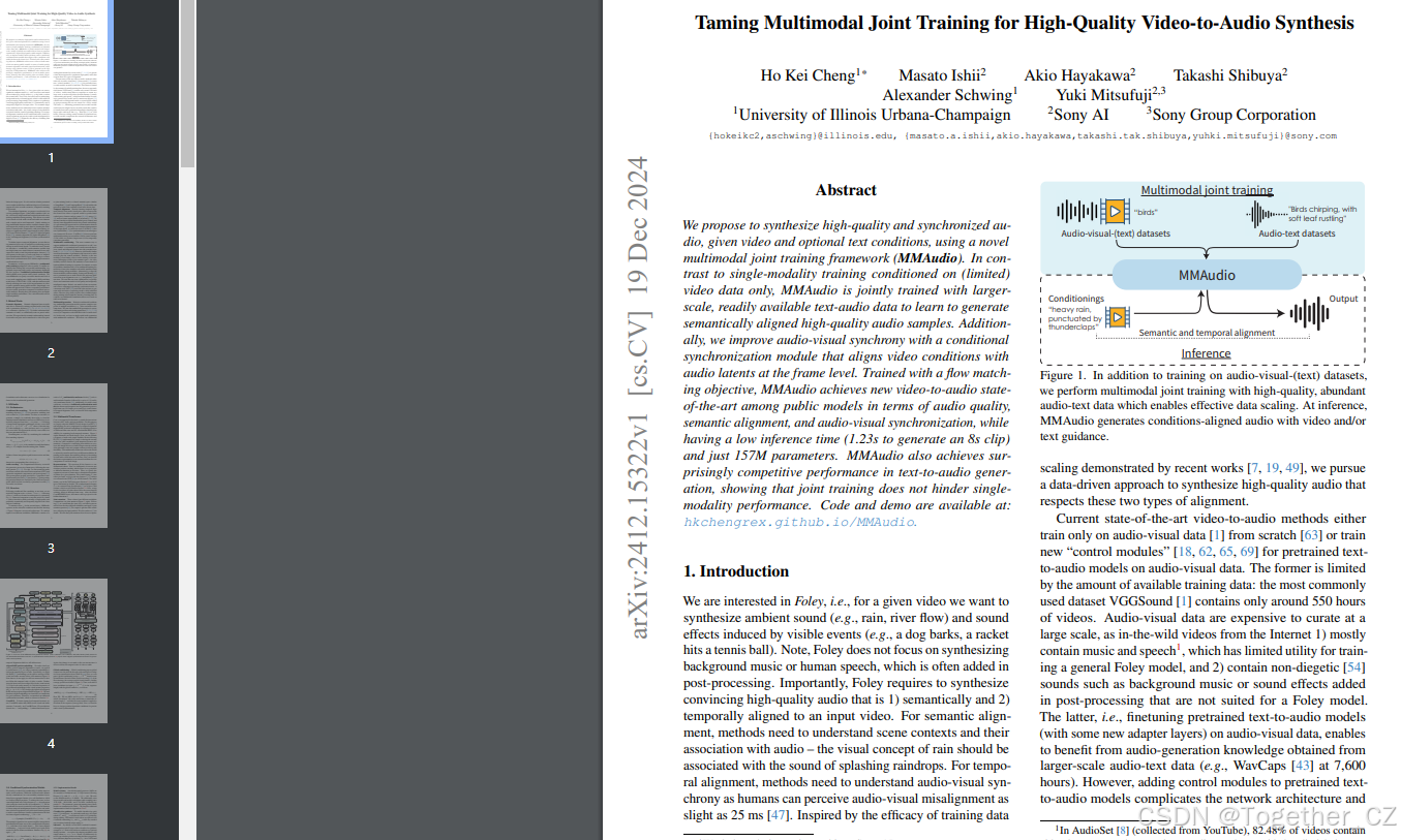 Taming Multimodal Joint Training for High-Quality Video-to-Audio ...
