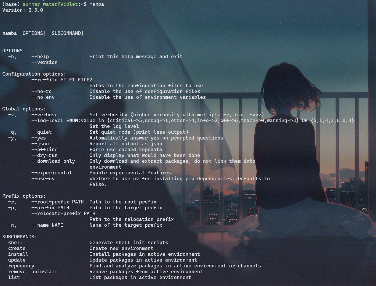 WSL安装mamba管理python第三方库和虚拟环境的创建-CSDN博客