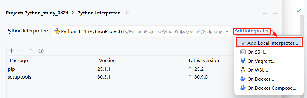 重新安装Python后PyCharm项目运行提示:No Python at ‘“D:\Program Files\Python ...