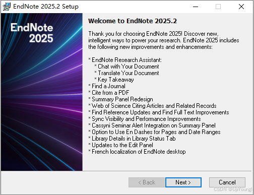 【文献管理工具】智能文献管理平台——EndNote 2025 详细图文下载安装教程_endnote2025安装教程-CSDN博客