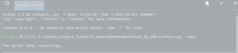 【编程实践】pymeshlab和Open3d（trimesh）一起使用，会导致python内核直接被杀死？_meshlab python-CSDN博客