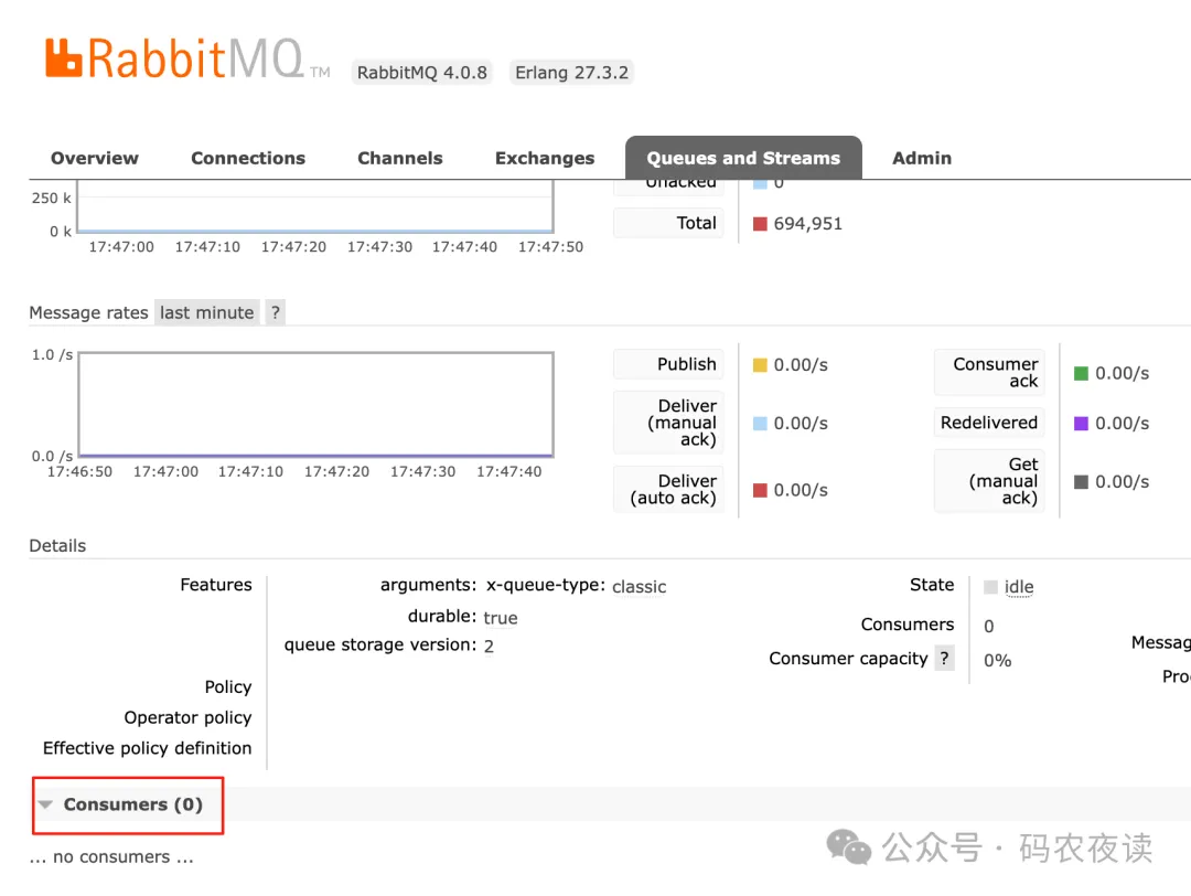 RabbitMq：消费侧未限流导致的rabbitmq报错异常，消息不能正常消费。_rabbitmq消费端消费异常