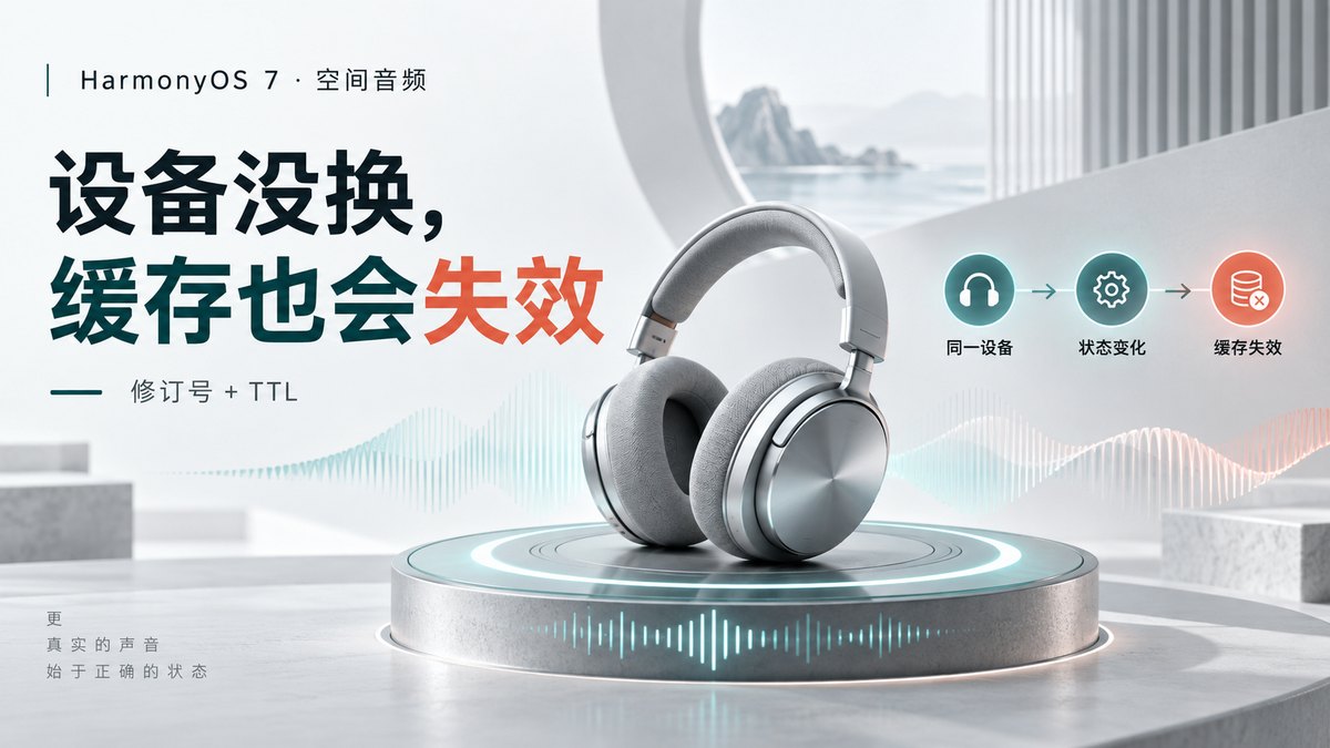 HarmonyOS 7 空间音频适配:设备没换,能力缓存为什么也会失效