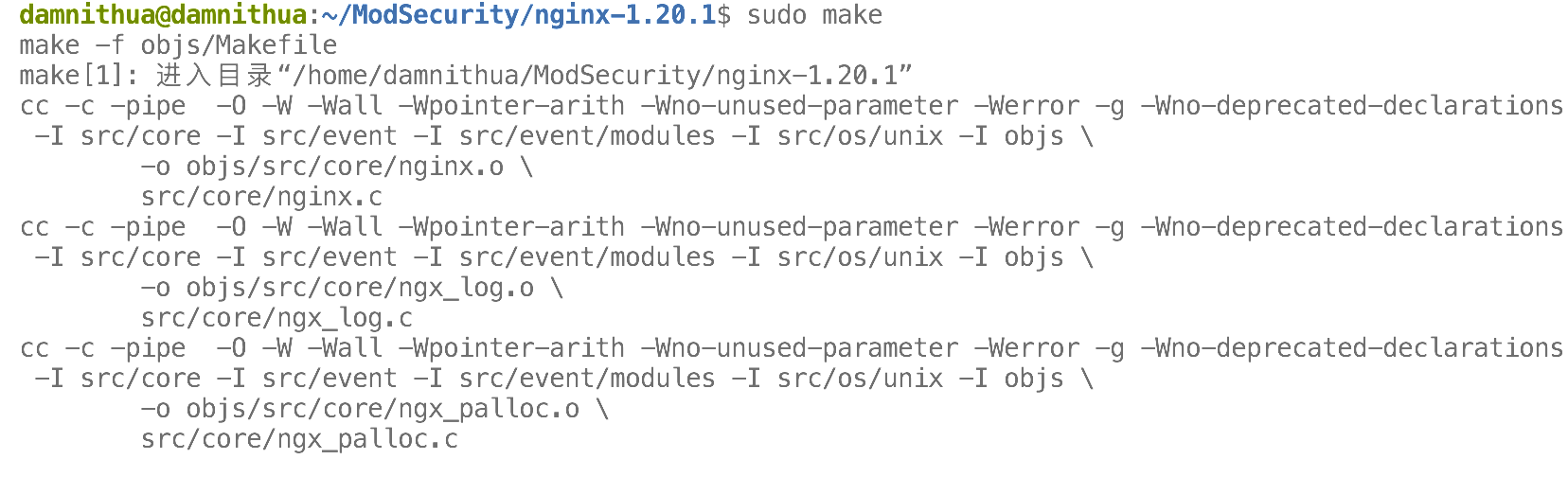 开源WAF--ModSecurity编译安装教程（Ubuntu20.04，Nginx）_modsecurity安装