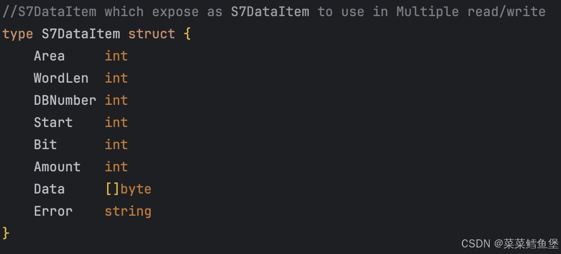 Golang中使用gos7库读写西门子PLC数据_golang s7-CSDN博客