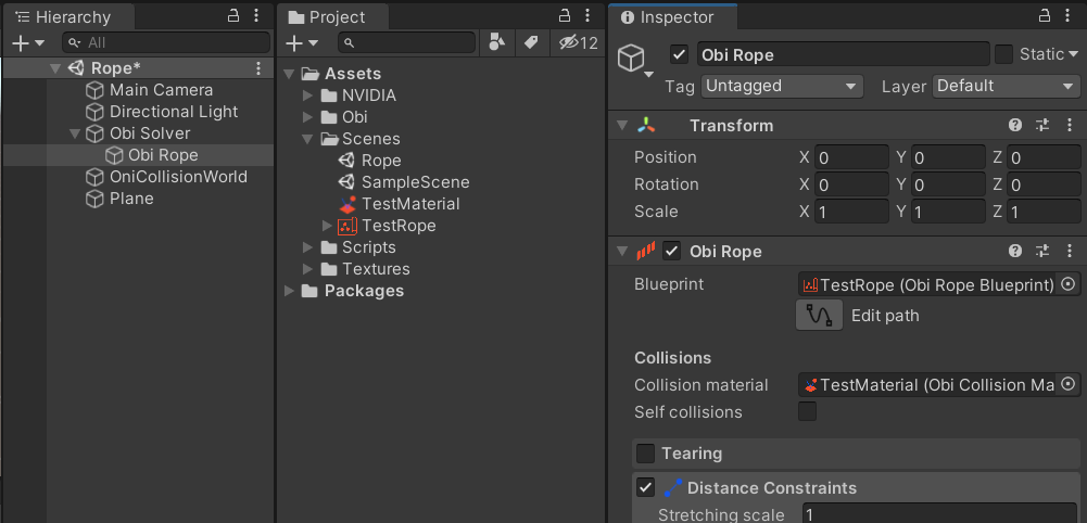 Unity Obi Rope Obi Rope的基本使用-CSDN博客