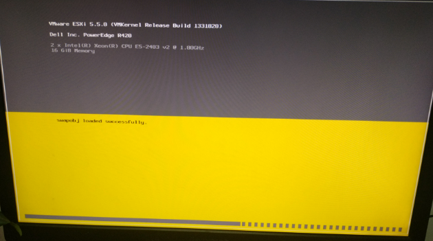 关于R420服务器VMWARE ESXI忘记密码重置root密码的操作步骤记录