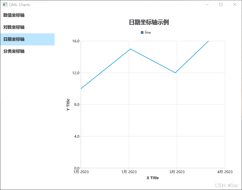 日期坐标轴示例