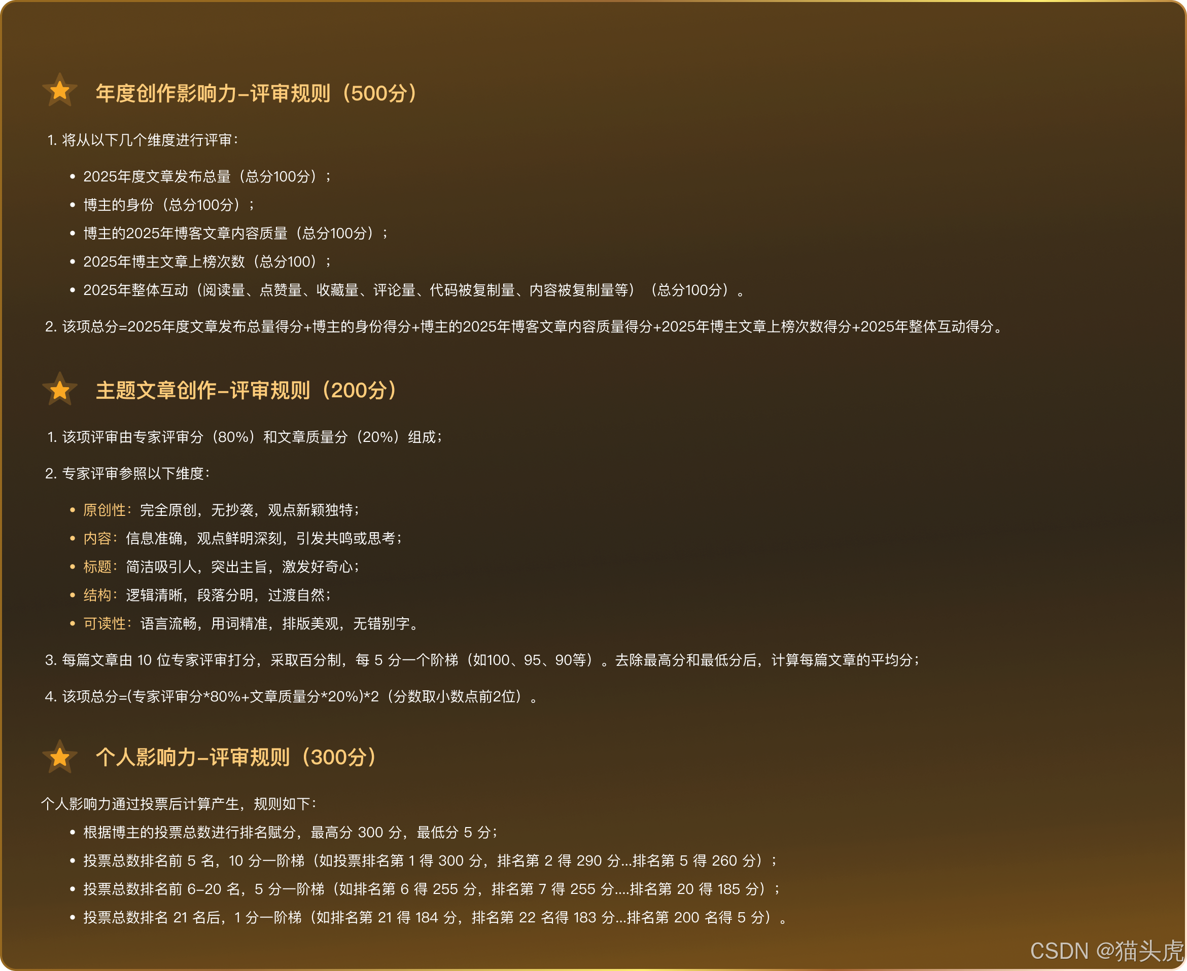 CSDN (2018~2025)历年博客之星活动规则与奖品对比_csdn博客之星历届-CSDN博客