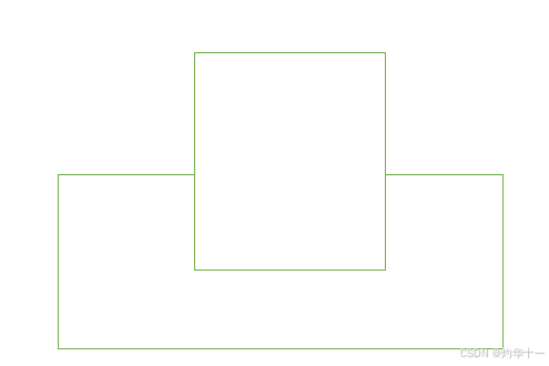 当两张图片覆盖面积刚好和大矩形空缺面积相等时
