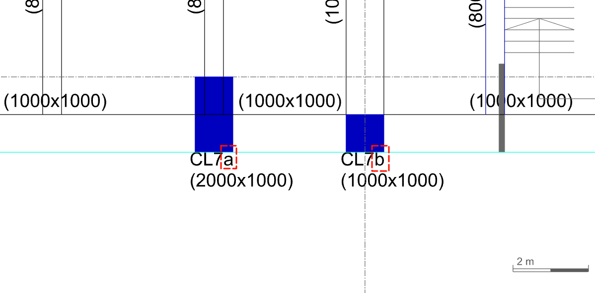 【Rhino】【Python】adjust repeated column marks