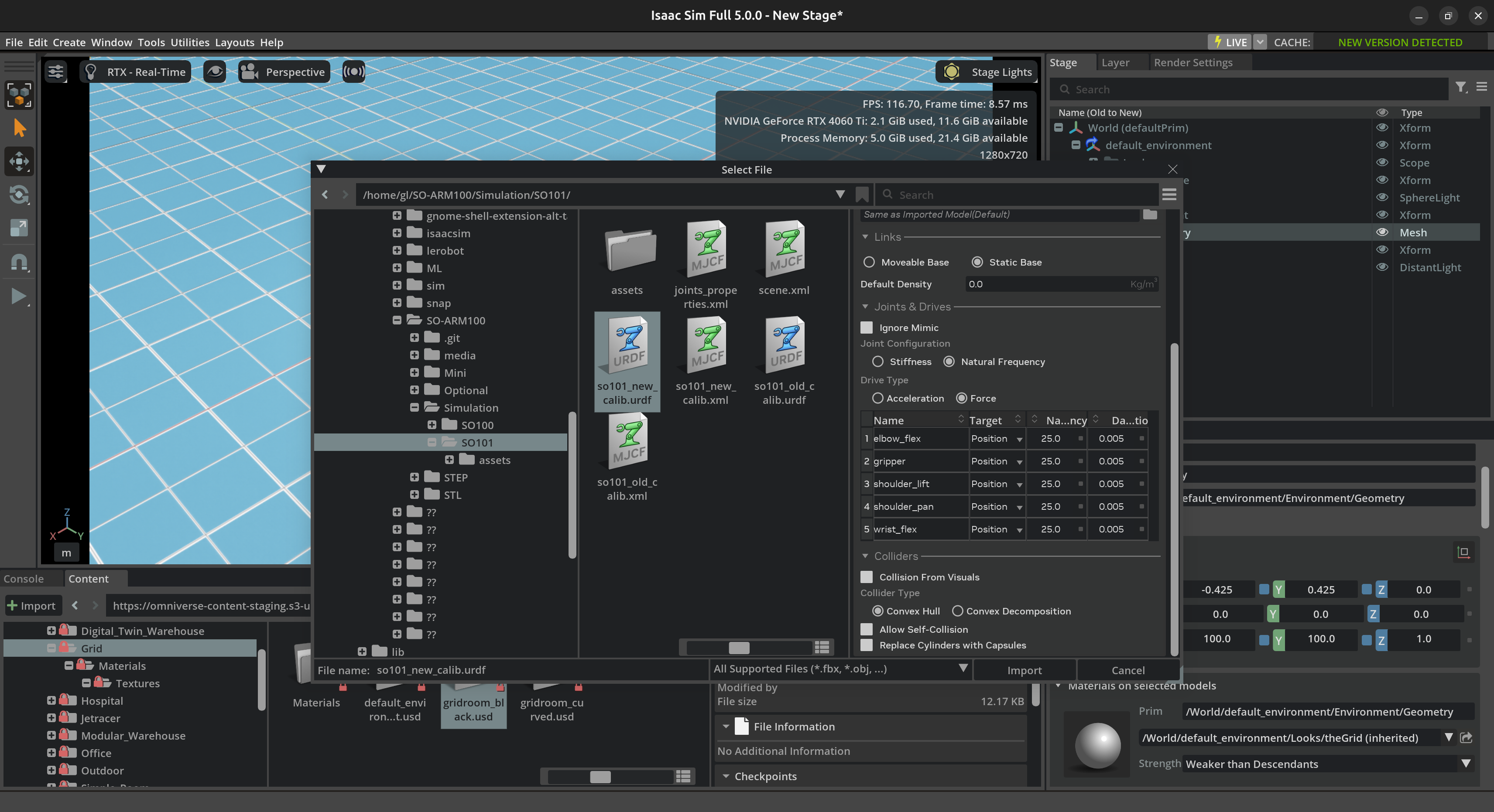 Ubuntu 24.04 安装Isaac-sim 5.0 并导入lerobot—So101_ubuntu 24.04 安装issac