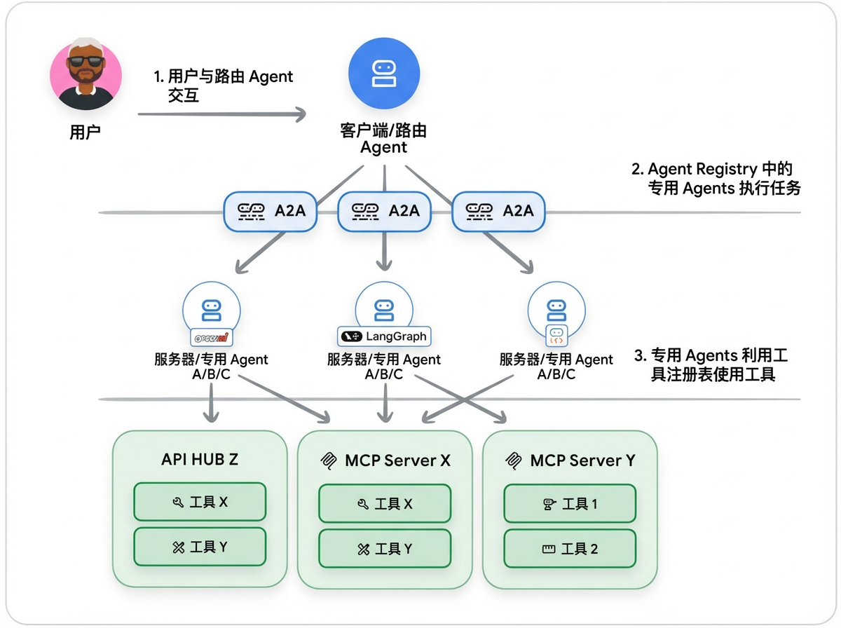 A2A与MCP协作一览