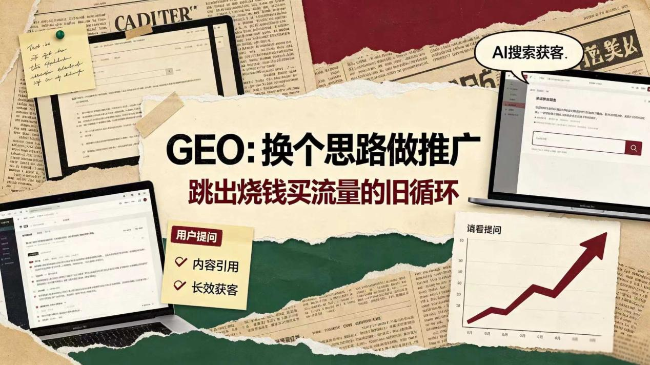 GEO：换个思路做推广