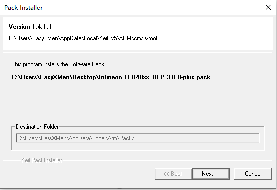 安装LITIX™ MCU SDK for TLD40xx-3