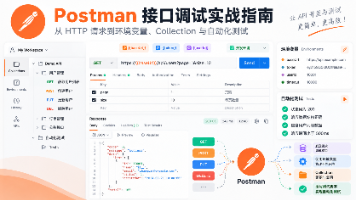 Postman接口调试实战指南-从HTTP请求到环境变量-Collection与自动化测试封面图