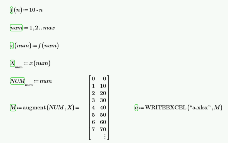 Mathcad 数据输出到excel_mathcad函数输出为数组表格-CSDN博客