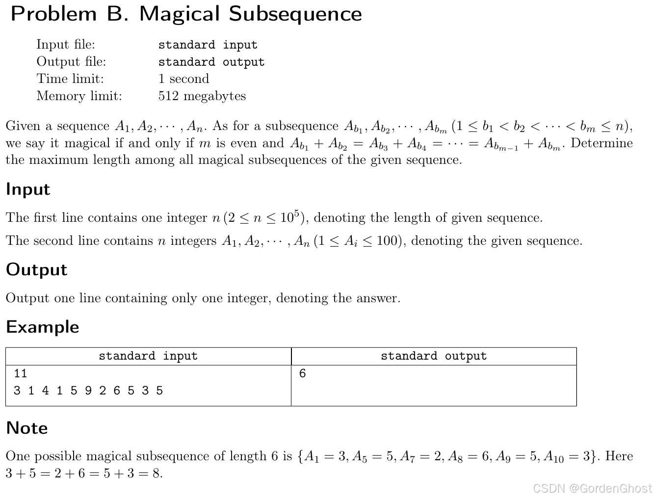 Magical Subsequence（2021CCPC(哈尔滨)）-CSDN博客