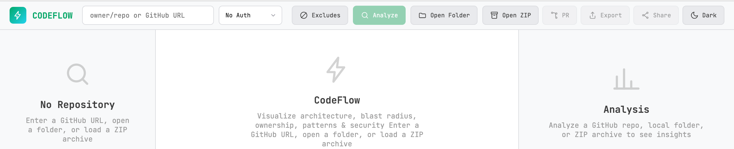 CodeFlow Interface