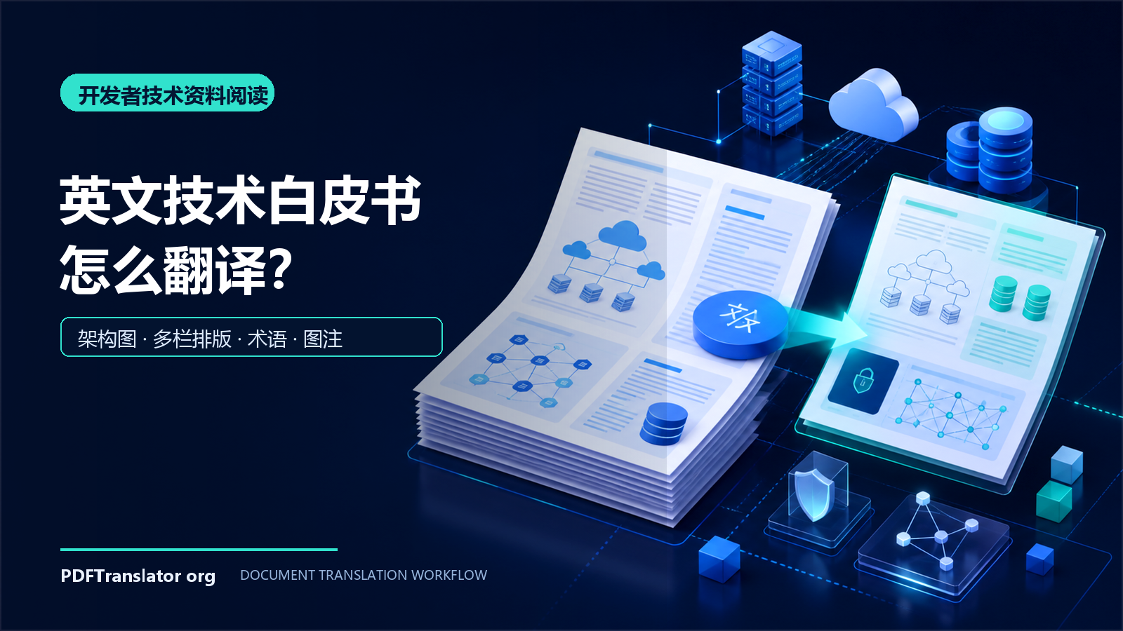 英文技术白皮书 PDF 翻译