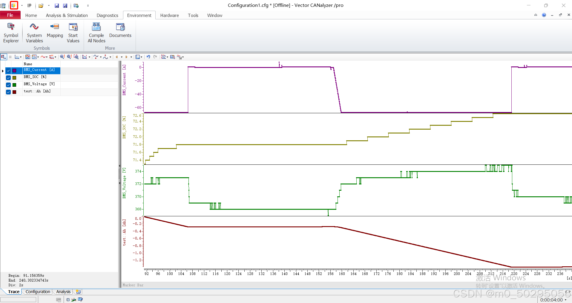 CANalyzer/CANOE编制离线数据分析脚本_canalyzer分析离线数据-CSDN博客