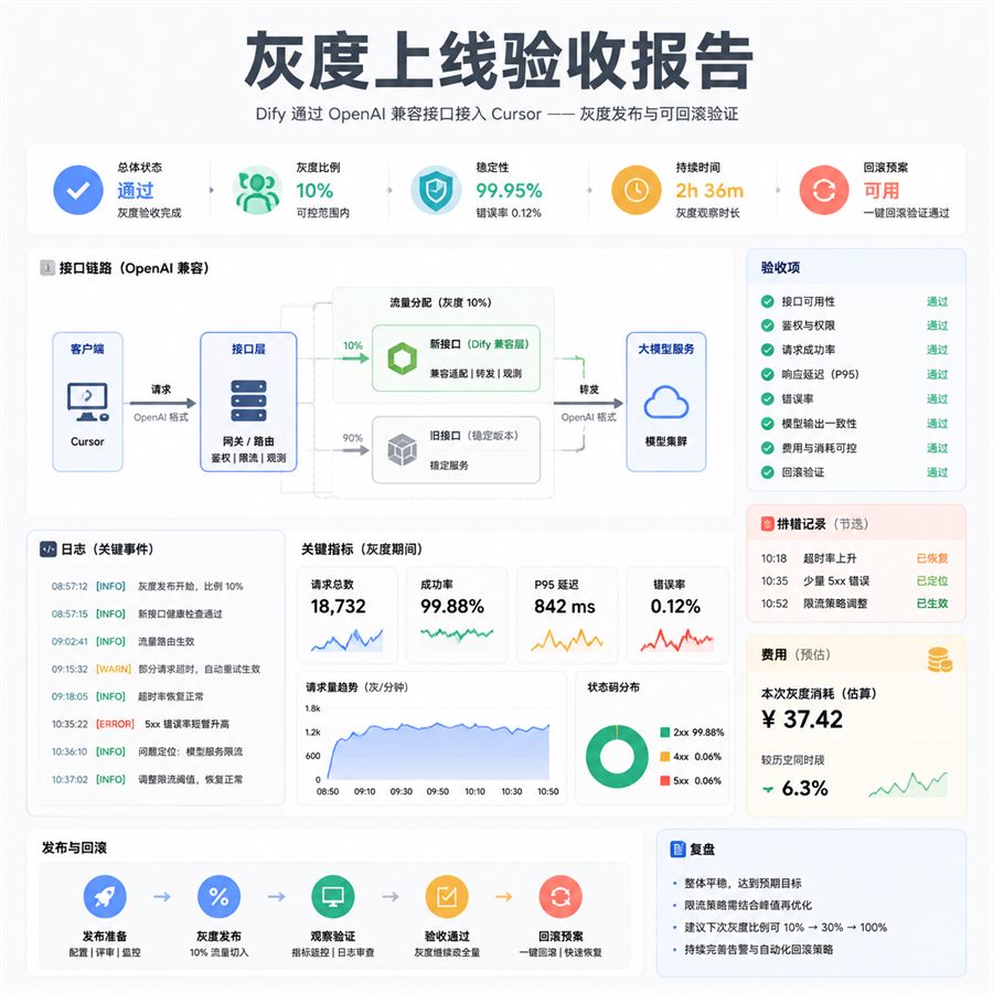 灰度上线验收报告