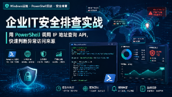 企业IT安全排查实战:用 PowerShell 调用 IP 地址查询 API,快速判断异常访问来源封面图