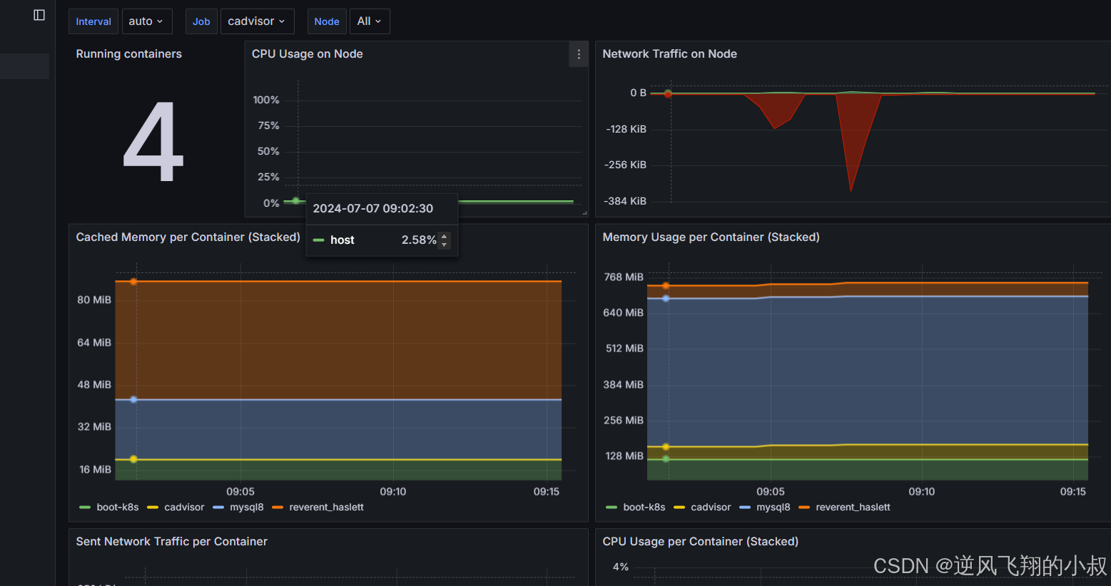  【云原生】Prometheus监控Docker指标并接入Grafana