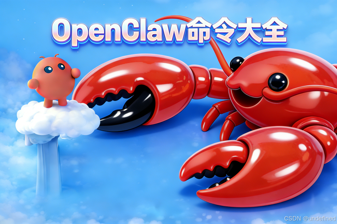全网最全版OpenClaw命令大全,值得收藏!-CSDN博客
