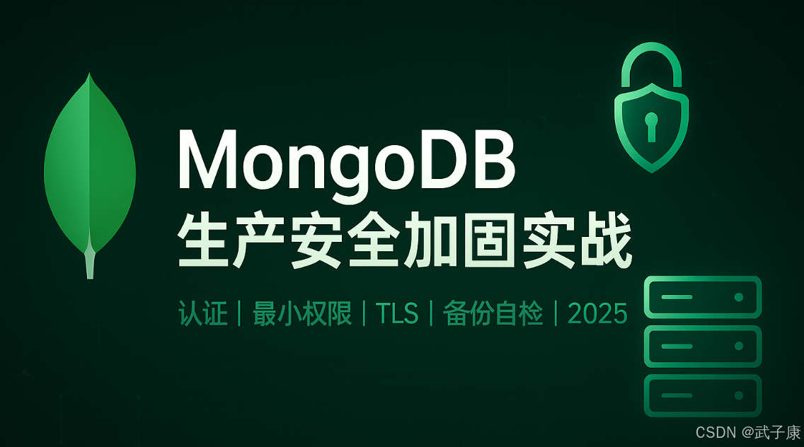 Java-163 MongoDB 生产安全加固实战:10 分钟完成认证、最小权限、角色详解