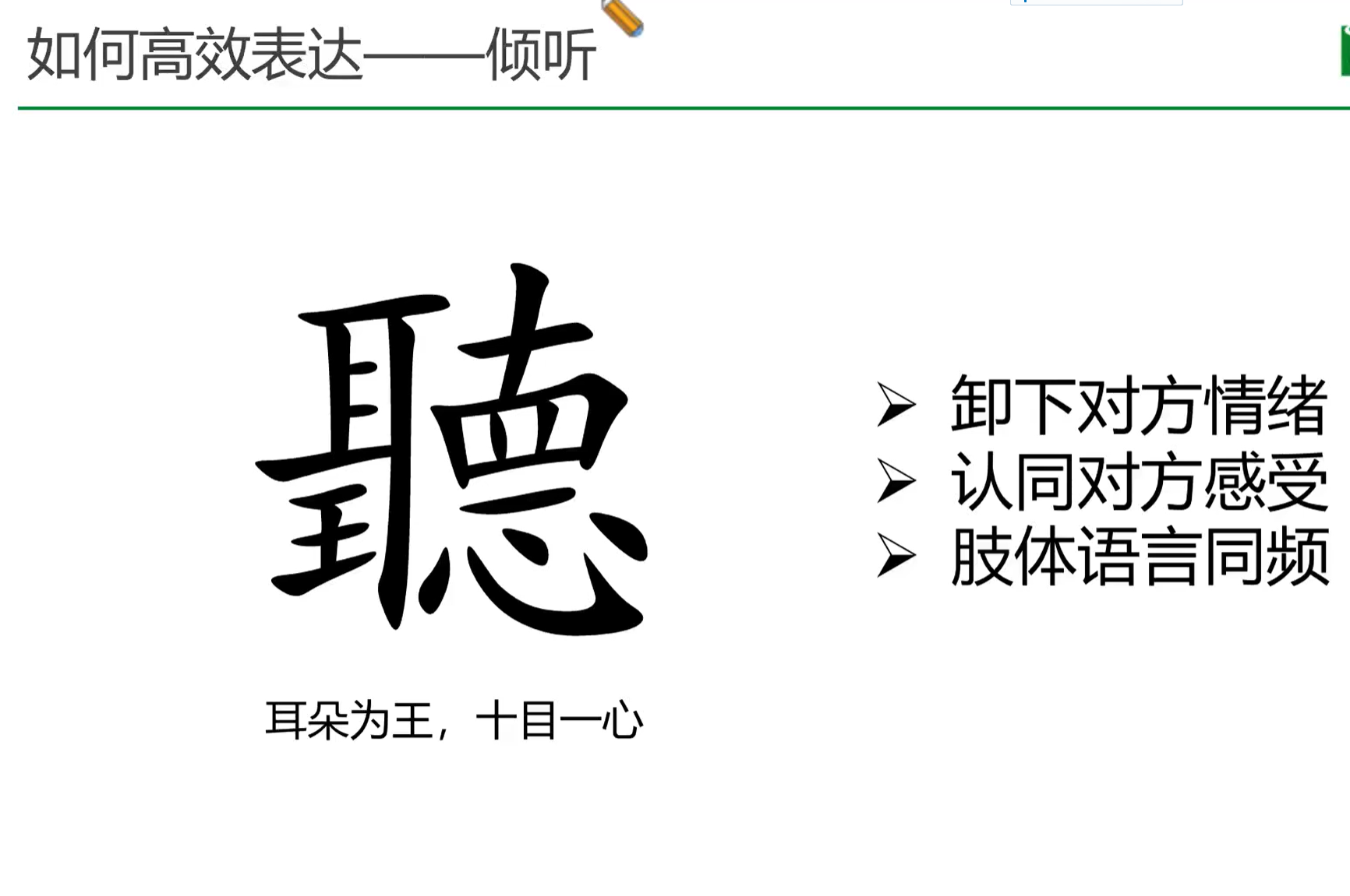 有效倾听对“听”字的理解-CSDN博客