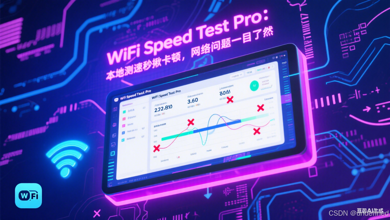 WiFi Speed Test Pro：本地网络测速神器，精准揪出卡顿元凶CSDN博客