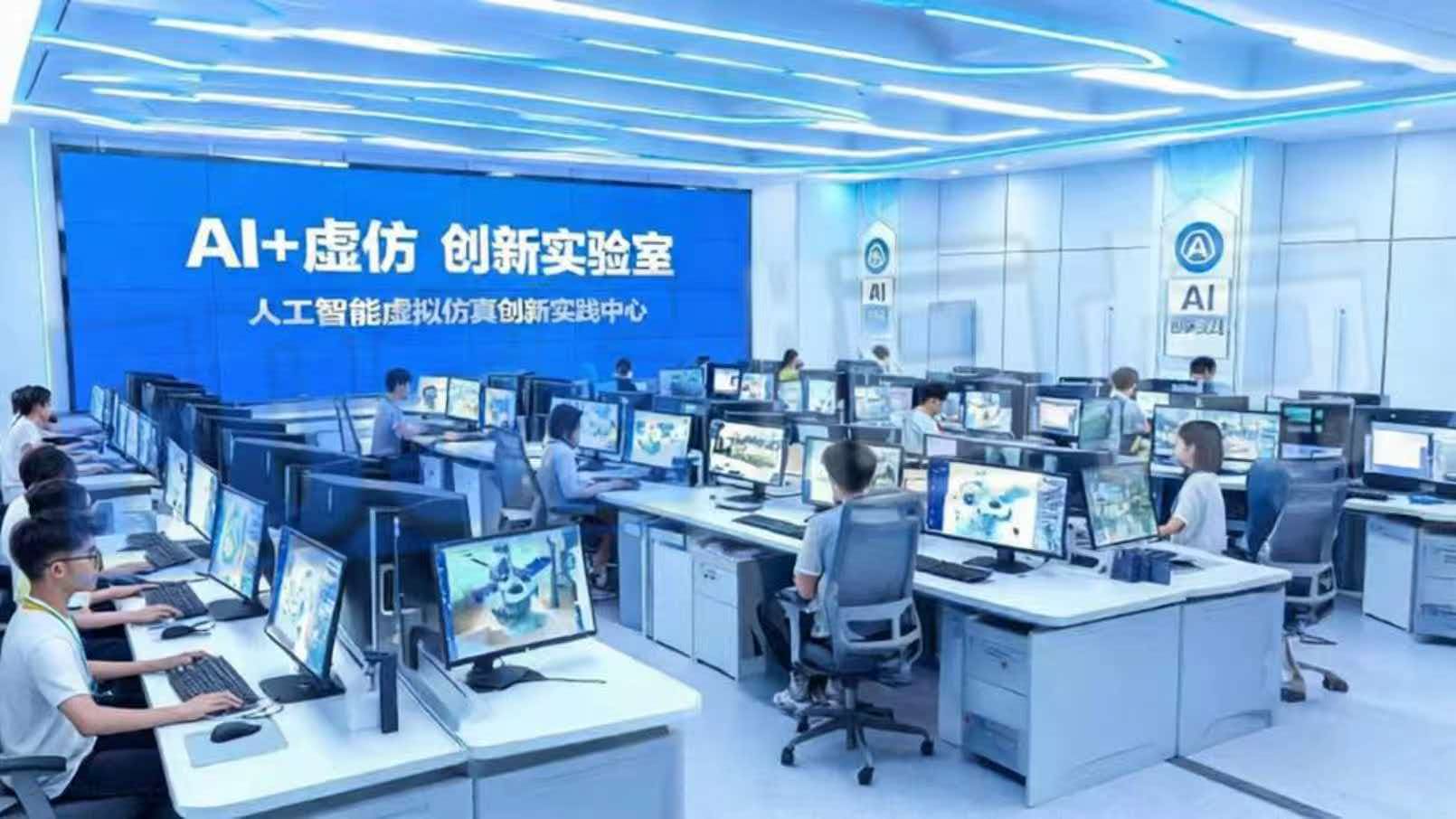 人工智能“AI+虚仿”创新实训室
