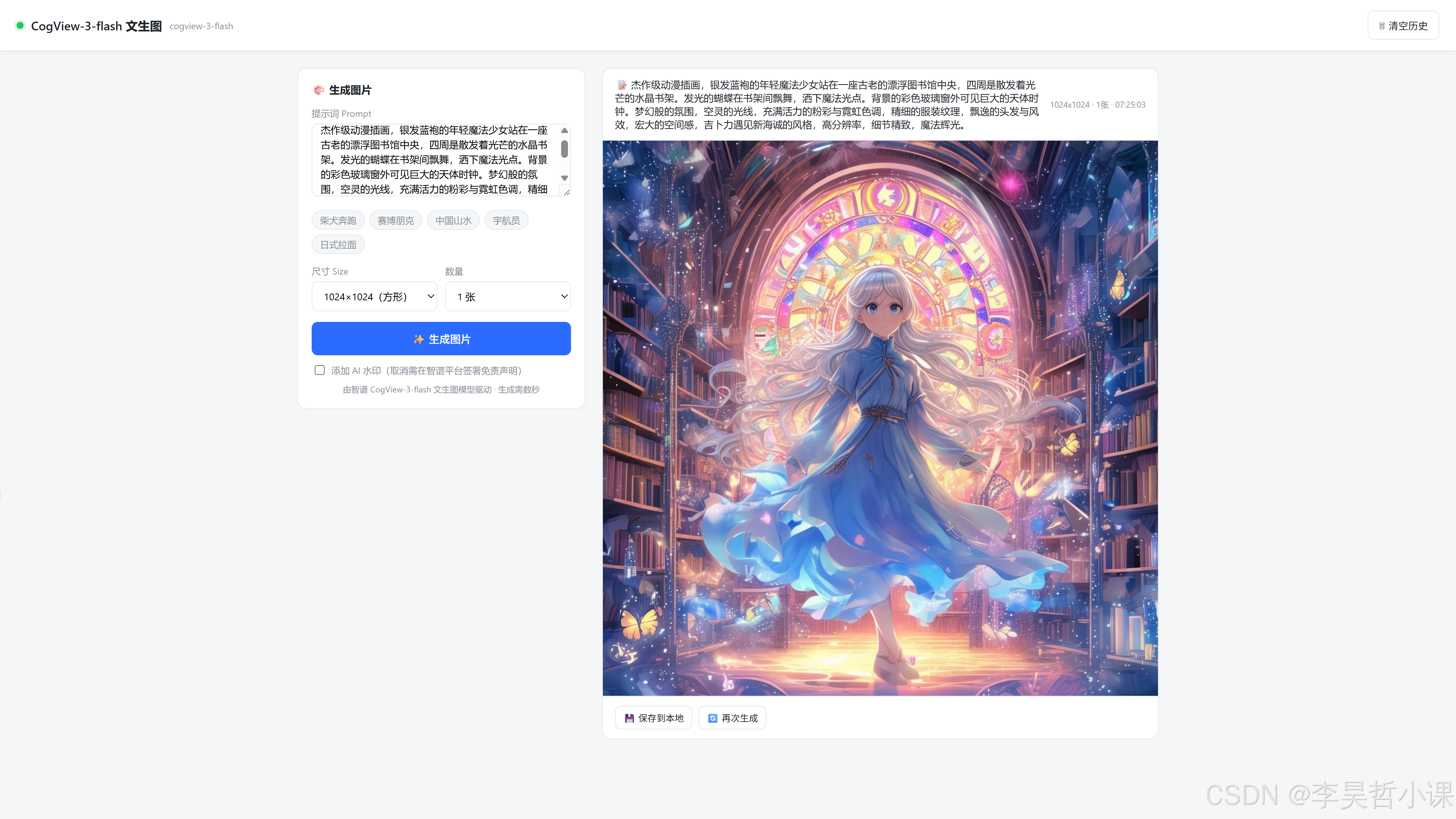 文生图界面