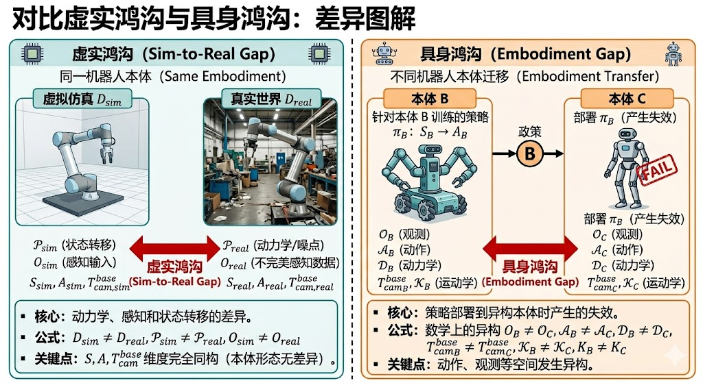 具身鸿沟与虚实鸿沟的差异