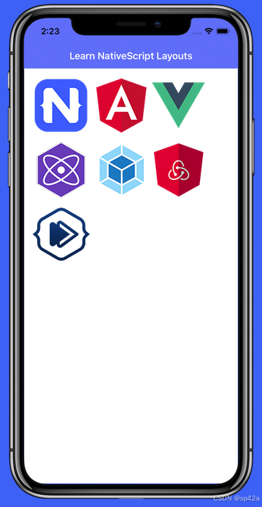 NativeScript APP 布局学习-CSDN博客