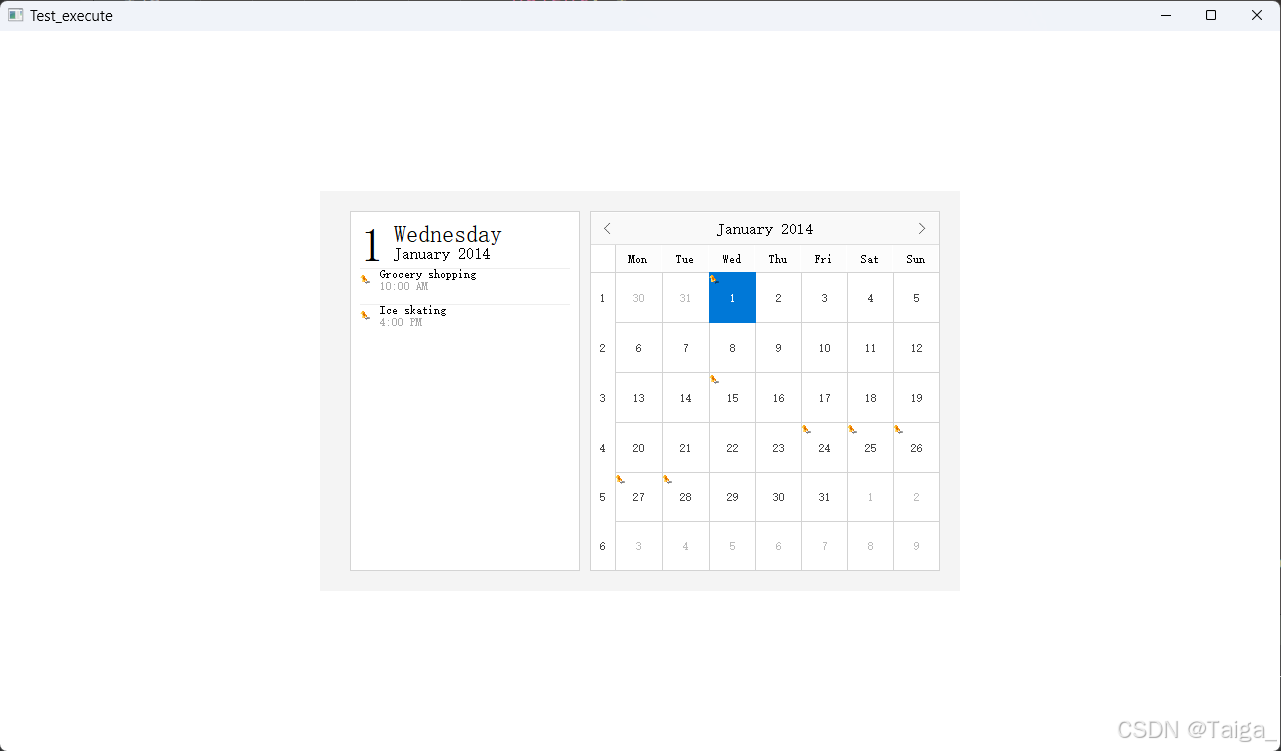 QML学习——Qt Quick Controls 1 Examples Calendar/FileSystemBrowser（九）