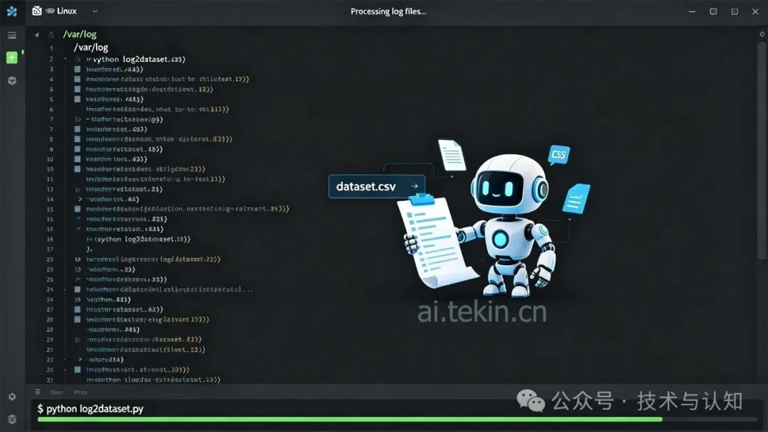 一款专为Linux打造的AI日志处理容器
