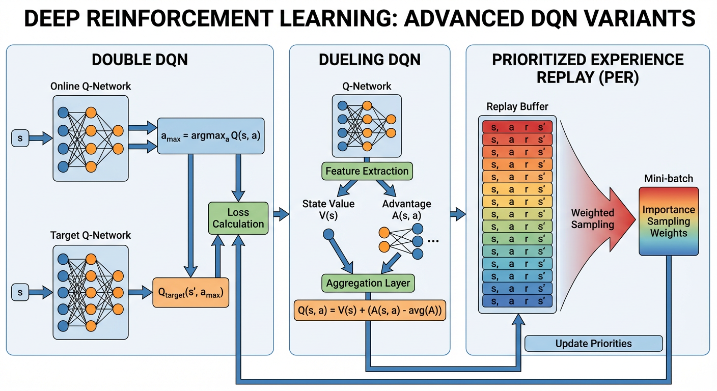 强化学习第四课 深度强化学习 dqn 改进家族详解