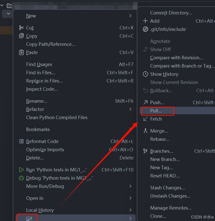 【pyCharm Git】解决报错Git拉取失败 Your local changes will be overwritten by merge. Commit, stash, or revert t