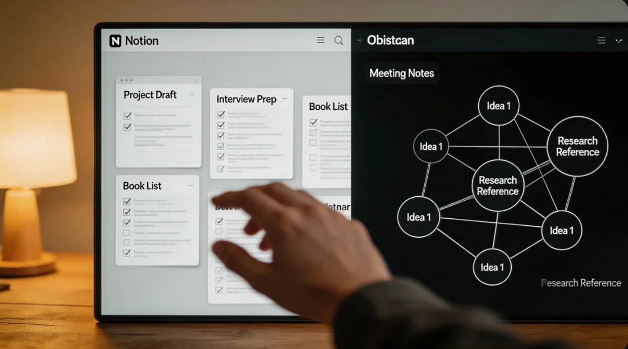 为什么我放弃了 Notion 和 Obsidian?本地 AI + 双视图才是知识管理的终极形态